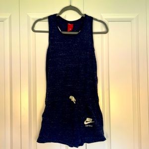 Nike Navy blue romper Size L